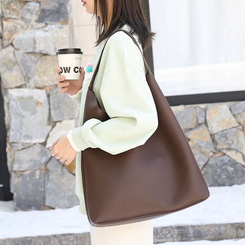 Casual retro hobo bag, fashion handbag, large capacity shoulder women's bag