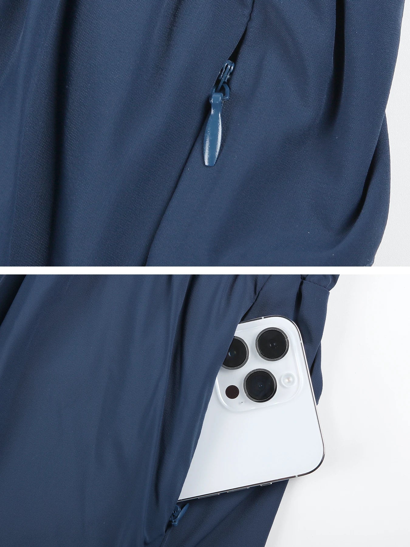 Zipper Pocket Sport Shorts