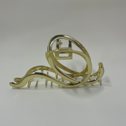 Gold Loop Hair Clip