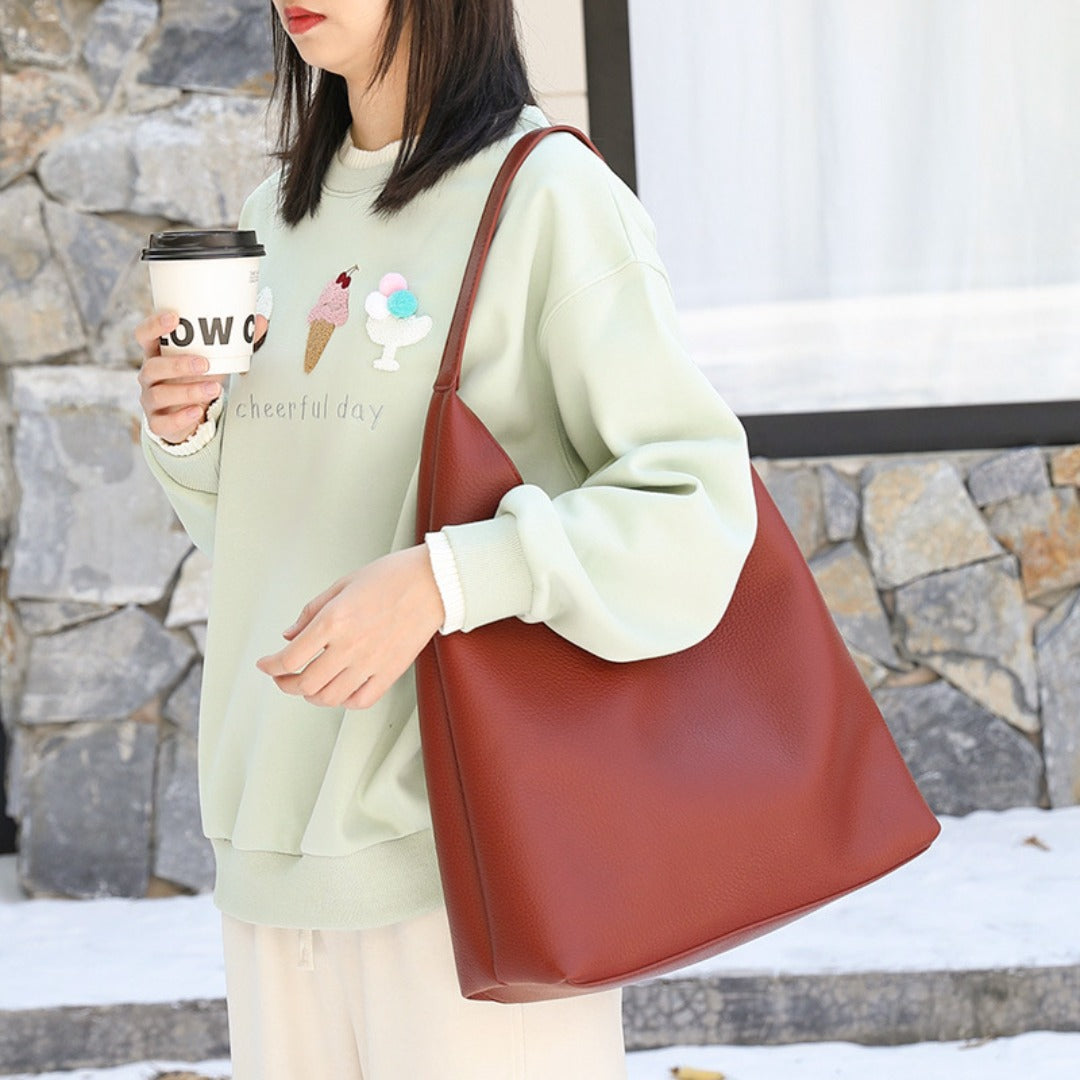 Casual retro hobo bag, fashion handbag, large capacity shoulder women's bag