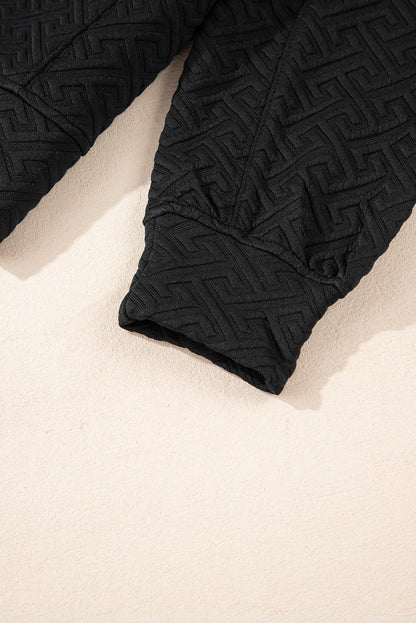 Saige Half Zipper Collared Sweatshirt