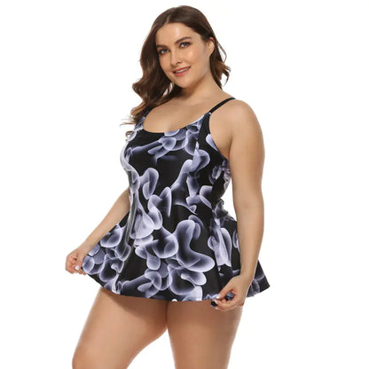 Women's Plus Size Digital Print Bikini Swimsuit