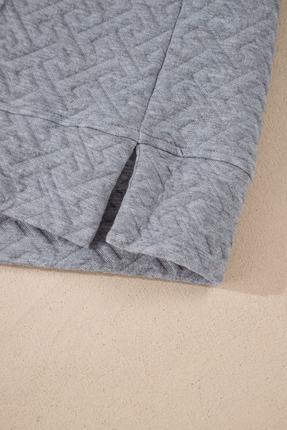 Saige Half Zipper Collared Sweatshirt