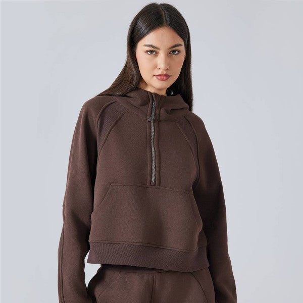 Well-in Vogue CozyForm Half-Zip Hoodie