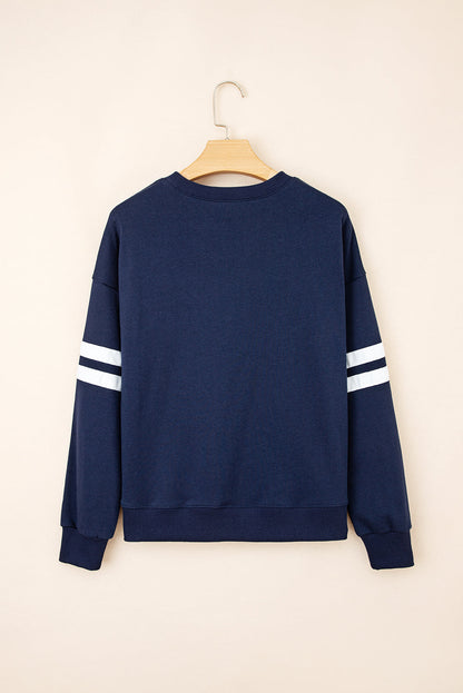 Taylor Striped Oversized Sweatshirt