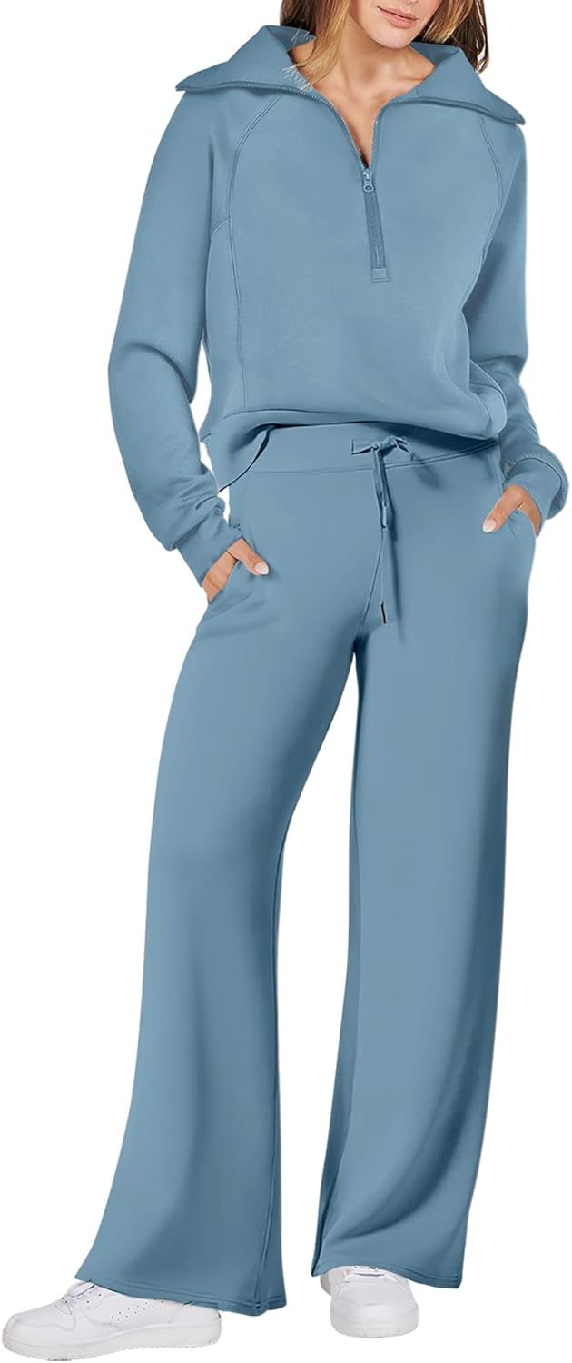 Women 2 Piece Outfits Lounge Set