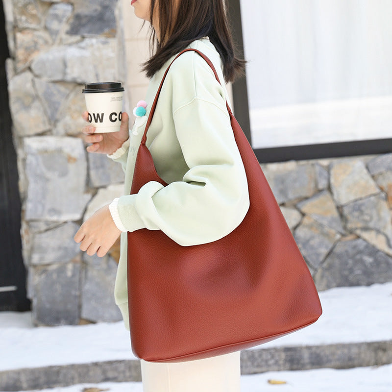 Casual retro hobo bag, fashion handbag, large capacity shoulder women's bag