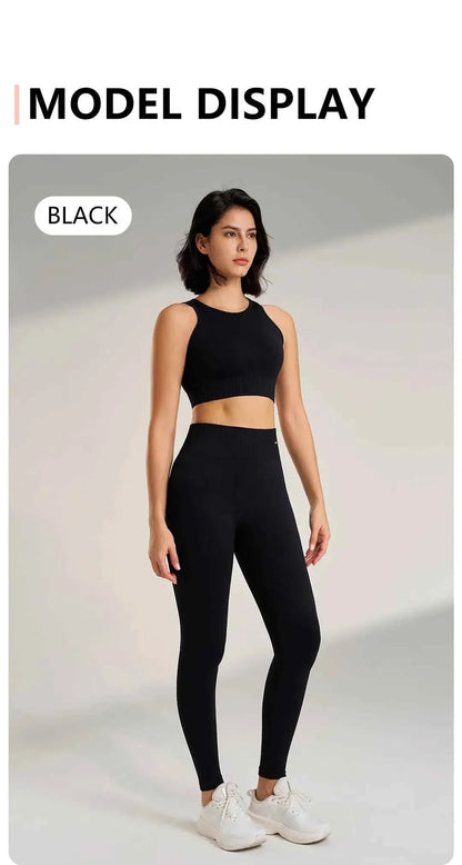 Women's High Waisted Leggings and Top