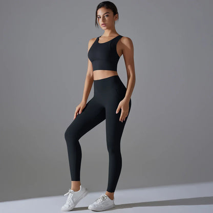 Women's Tracksuit Sports Bra and Running Pants