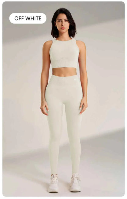 Women's High Waisted Leggings and Top
