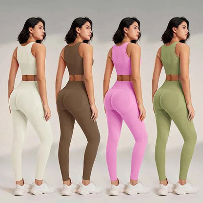 Women's High Waisted Leggings and Top