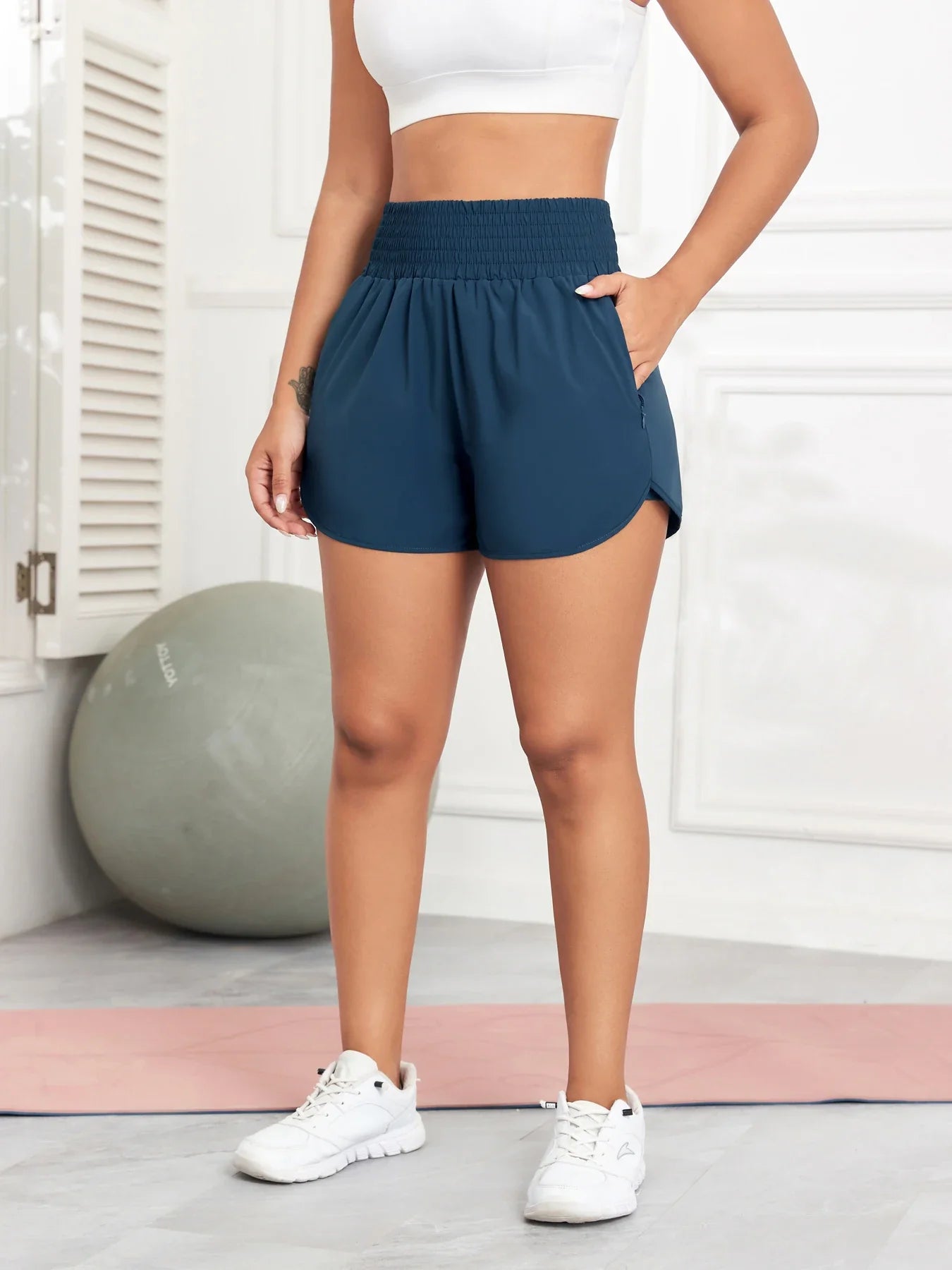 Zipper Pocket Sport Shorts