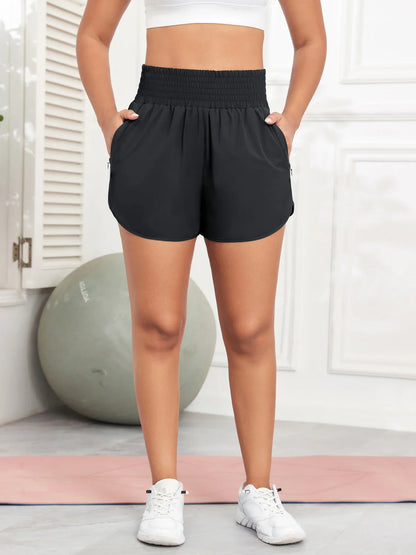 Zipper Pocket Sport Shorts