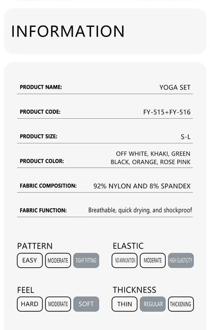 Women's High Waisted Leggings and Top