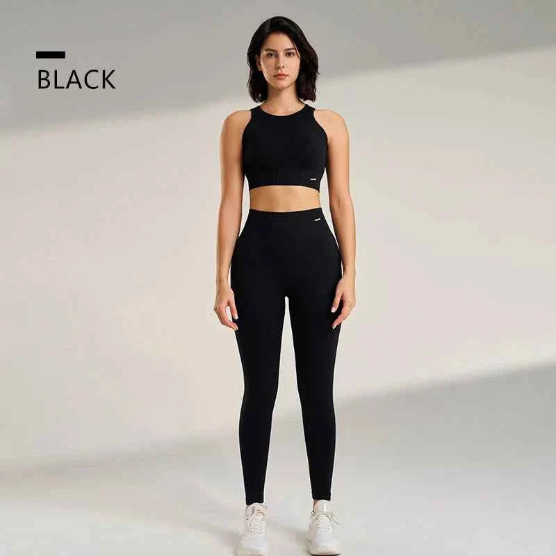 Women's High Waisted Leggings and Top