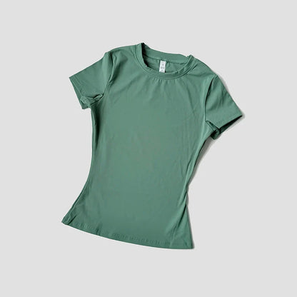 FlexiFit Seamless Yoga Tee for Active Women