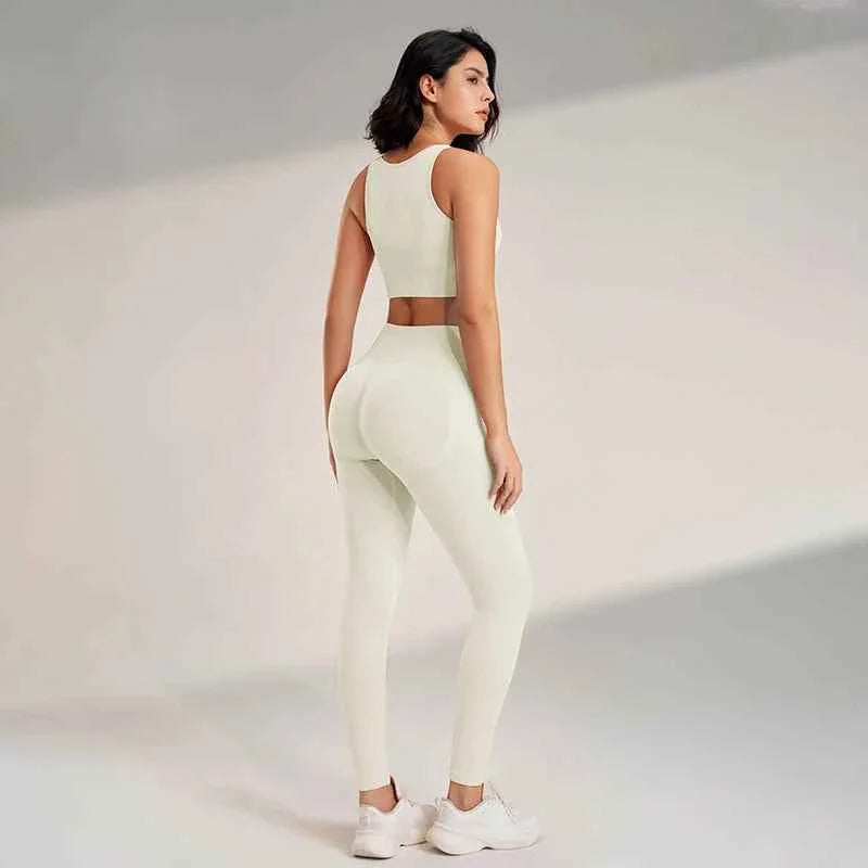 Women's High Waisted Leggings and Top