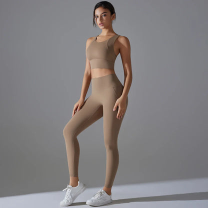Women's Tracksuit Sports Bra and Running Pants
