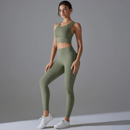 Women's Tracksuit Sports Bra and Running Pants