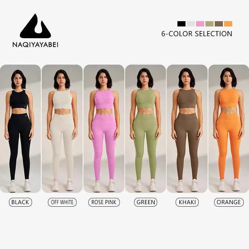 Women's High Waisted Leggings and Top