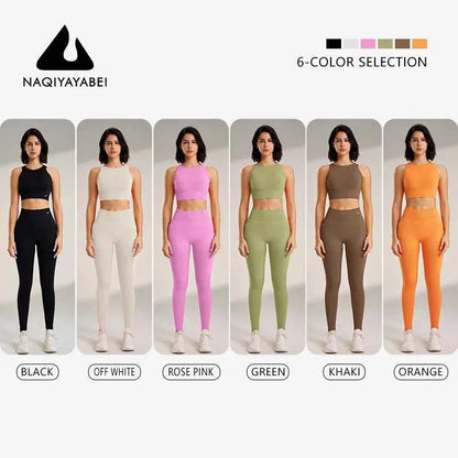 Women's High Waisted Leggings and Top