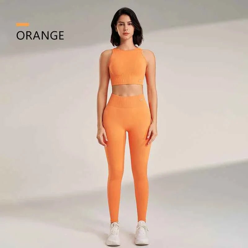 Women's High Waisted Leggings and Top