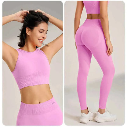 Women's High Waisted Leggings and Top