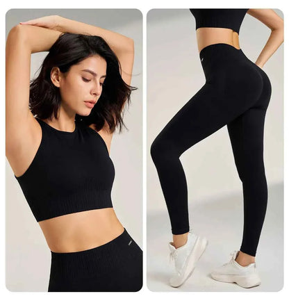 Women's High Waisted Leggings and Top
