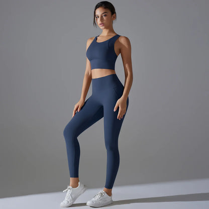 Women's Tracksuit Sports Bra and Running Pants