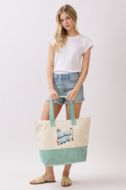 Beach Bum Terry Tote