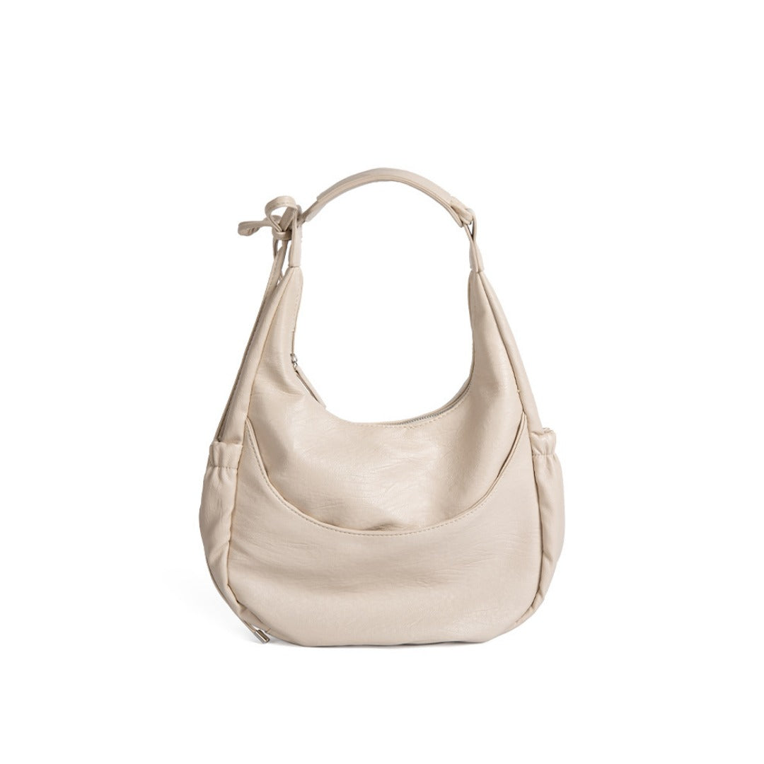 Large Capacity Black Handheld Underarm Bag Women, Versatile Shoulder Hobo Bag