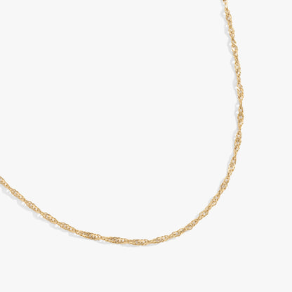 Singapore Chain Charm & Layering Necklace